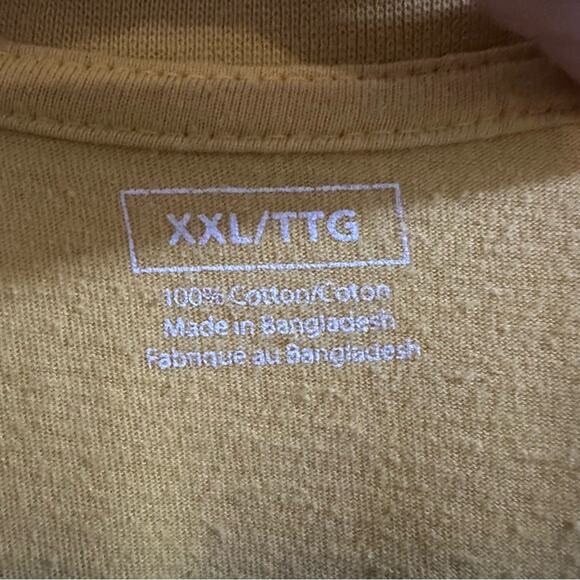 “Pray for Me” Yellow Meme Short sleeve T-shirt Graphic Tee Unisex Men’s size XXL - Picture 3 of 6